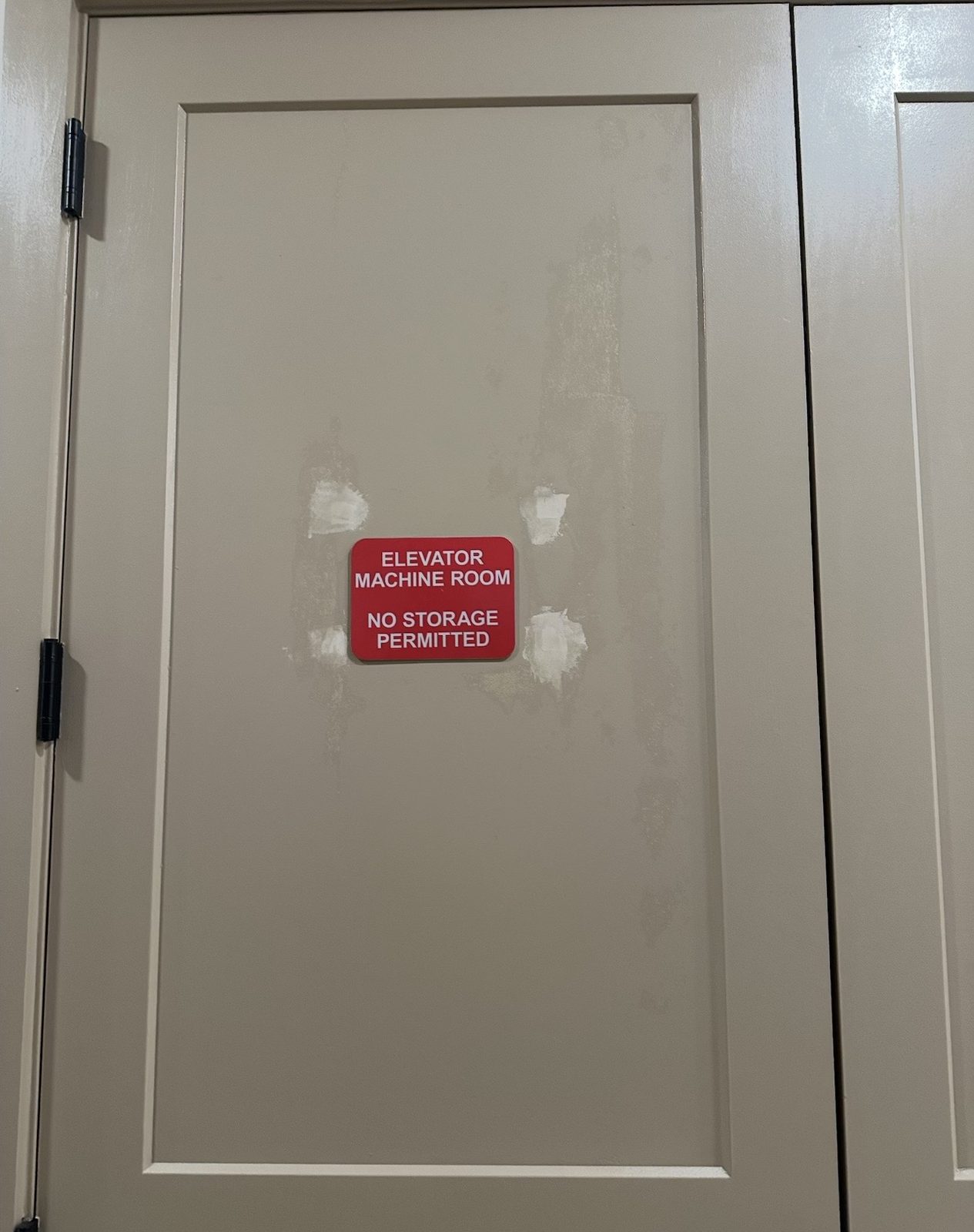 Finished interior door repainting and restoration